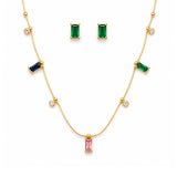 Aurora Prism Set | 18K Gold Plated Stainless Steel