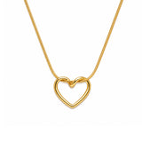 Heart Knot Necklace | 18K Gold Plated Stainless Steel