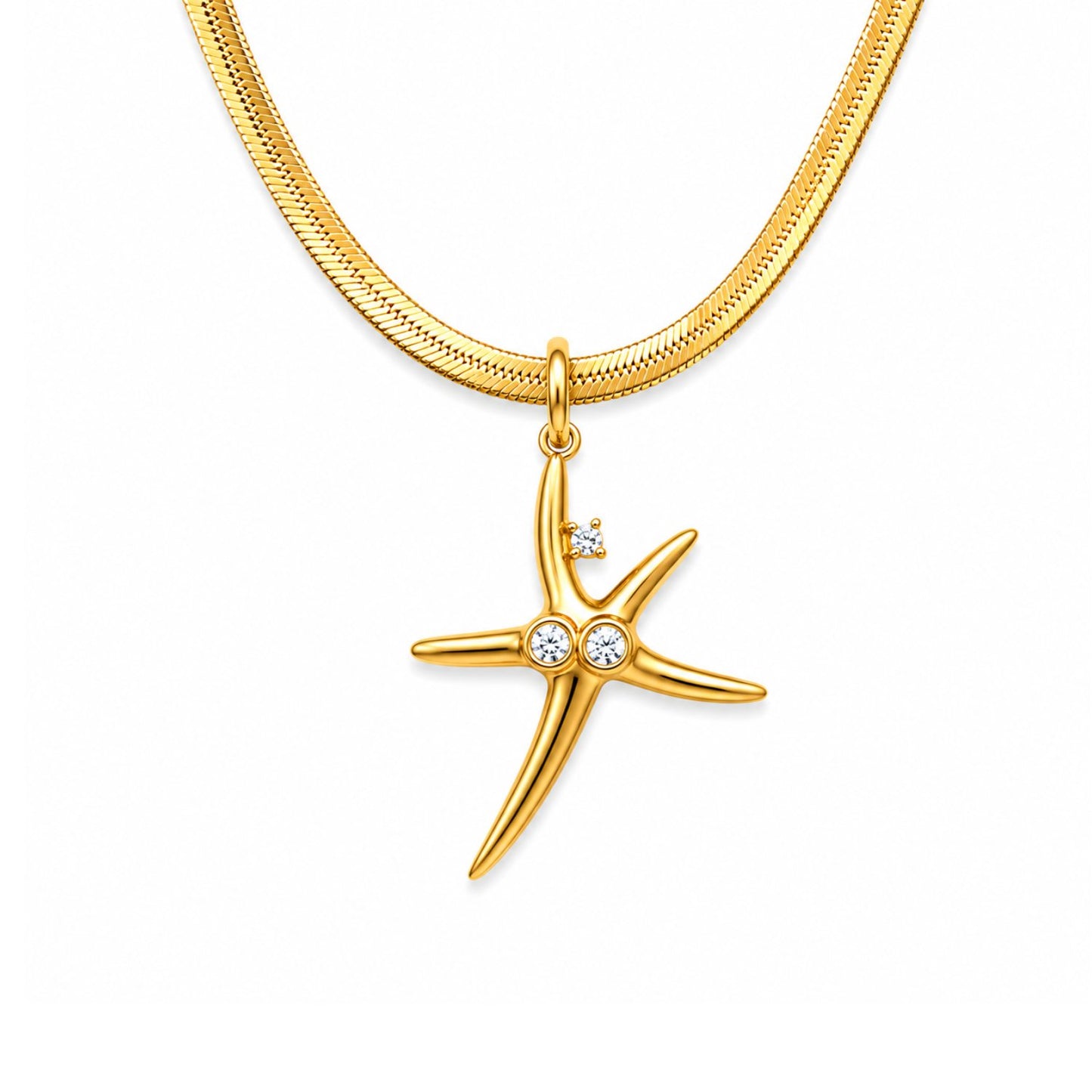 Celestial Star Necklace | 18K Gold Plated Stainless Steel