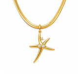 Celestial Star Necklace | 18K Gold Plated Stainless Steel