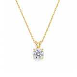 Solitaire Spark Necklace | 18K Gold Plated Stainless Steel