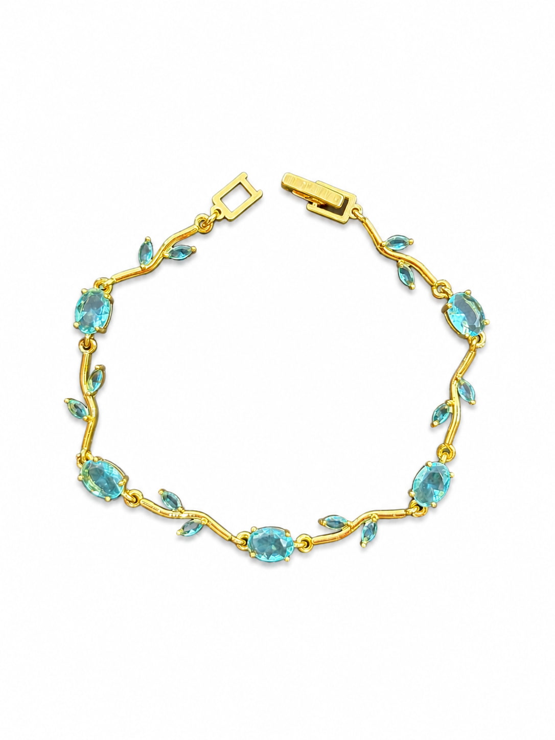 Aqua Vine Bracelet | 18K Gold Plated Anti Tarnish Bracelet
