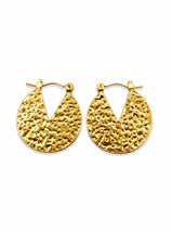 Animal Print Hoop Earrings Set | 4 Pair Gold Stainless Steel Hoop Earrings | Earra UK
