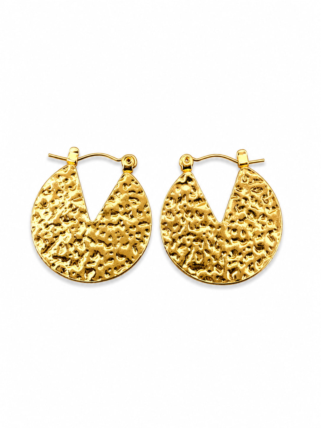 Animal Print Hoop Earrings Set | 4 Pair Gold Stainless Steel Hoop Earrings | Earra UK
