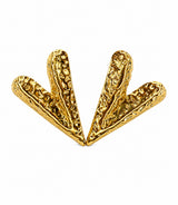 Heartbeat Stud Earrings Set | 3 Pair Gold Heart Stainless Steel Stud Earrings | Earra UK