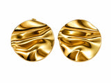 Abstract Stud Earrings Set | 3 Pair Gold Stainless Steel Stud Earrings | Earra UK