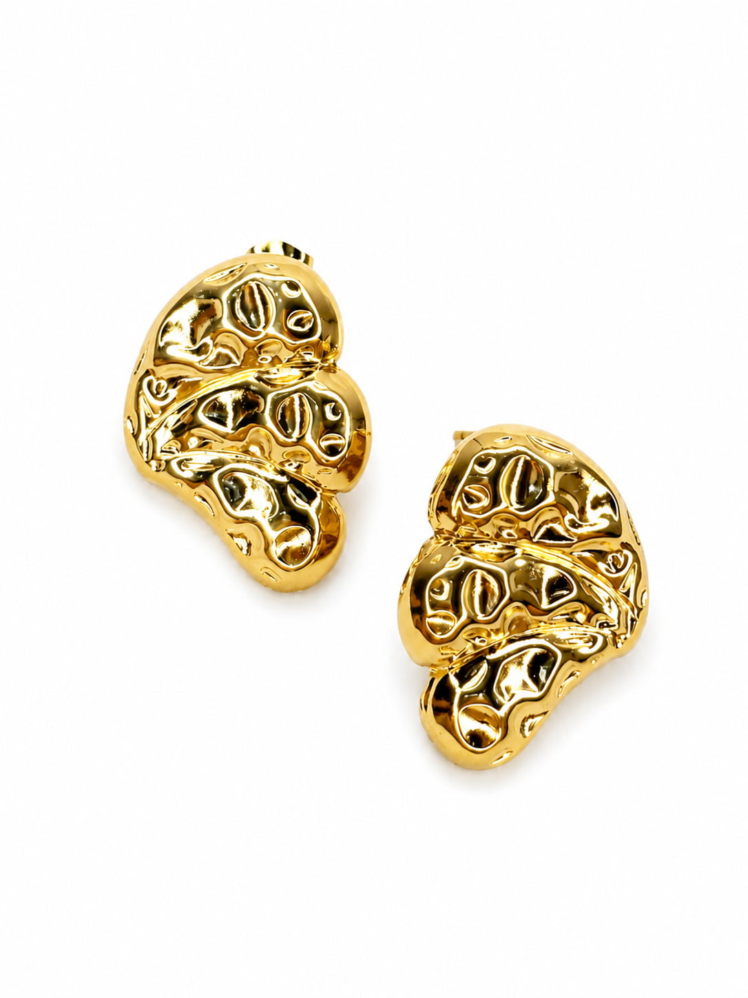 Baroque Gold Studs | 18K Gold Plated Anti Tarnish Studs
