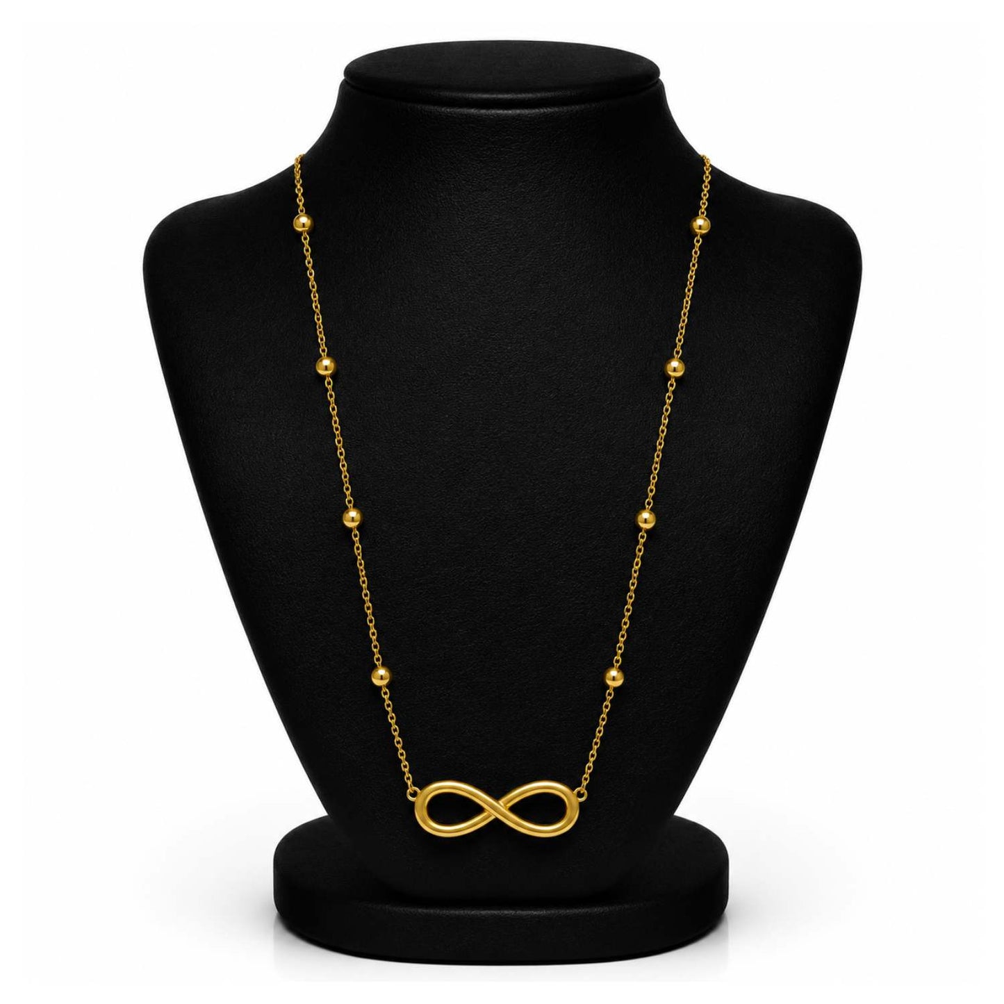 Minimalist Gold Pendant Necklace in Stainless Steel