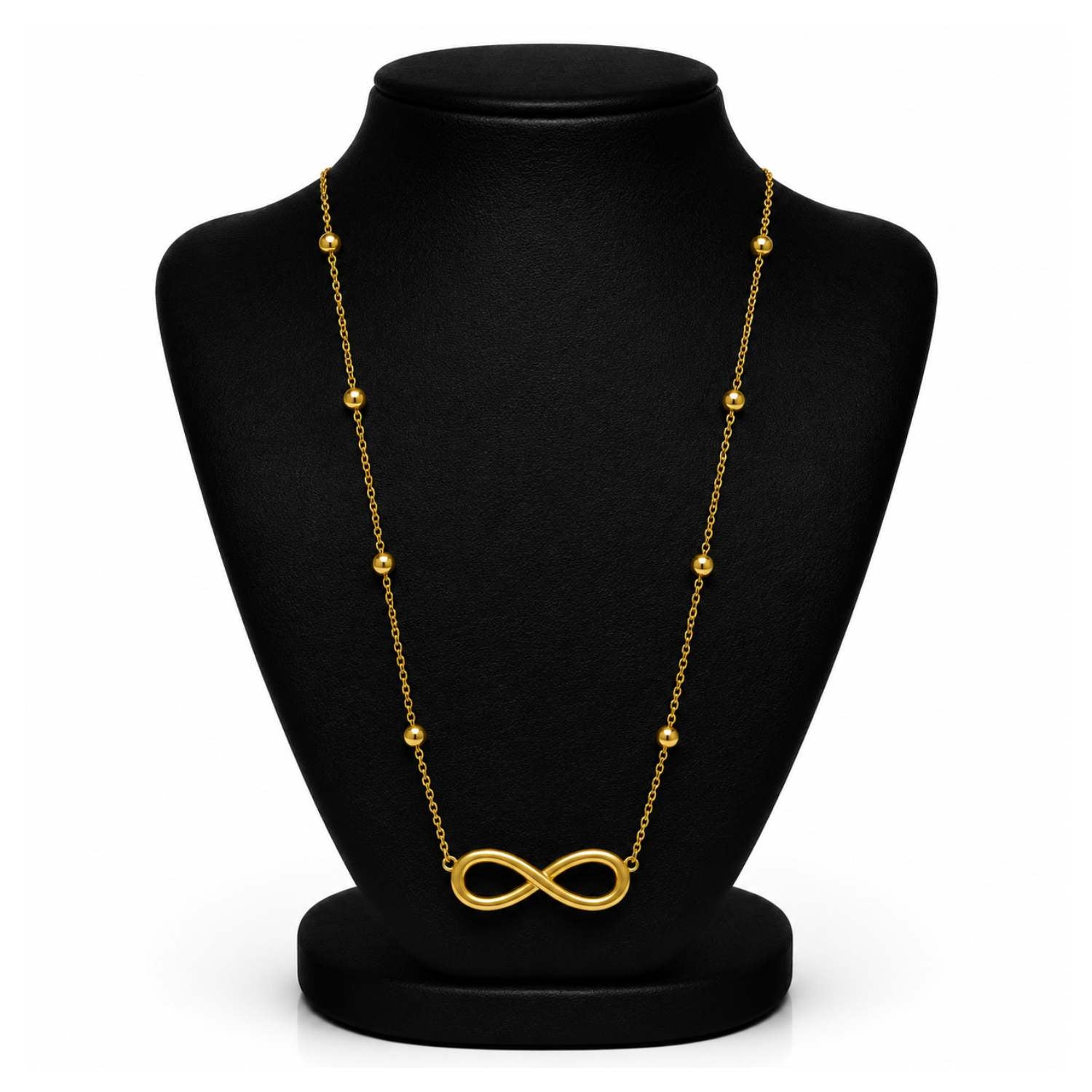 Minimalist Gold Pendant Necklace in Stainless Steel
