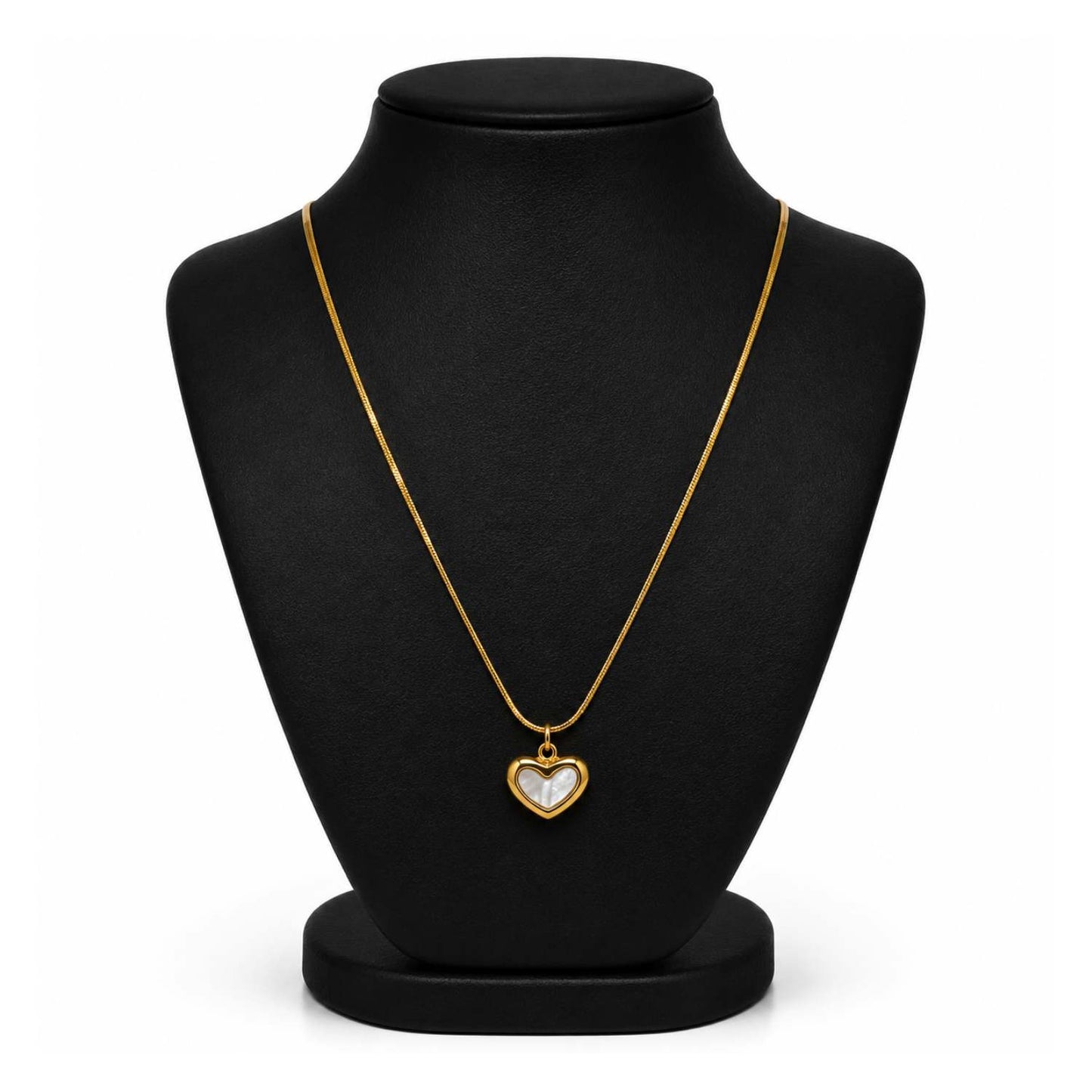 Minimalist Gold Pendant Necklace in Stainless Steel
