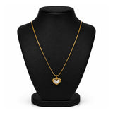 Minimalist Gold Pendant Necklace in Stainless Steel

