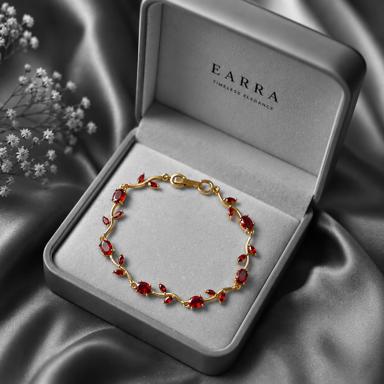 Crimson Vine Bracelet | 18K Gold Plated Anti Tarnish Bracelet